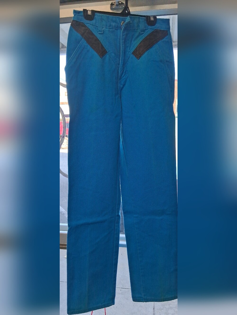 Vintage Stoney River Womans Sz 9 Western Cut Jeans Teal